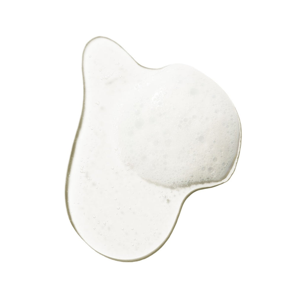 Burdock & Neem healthy scalp shampoo bottle with pump on a white background