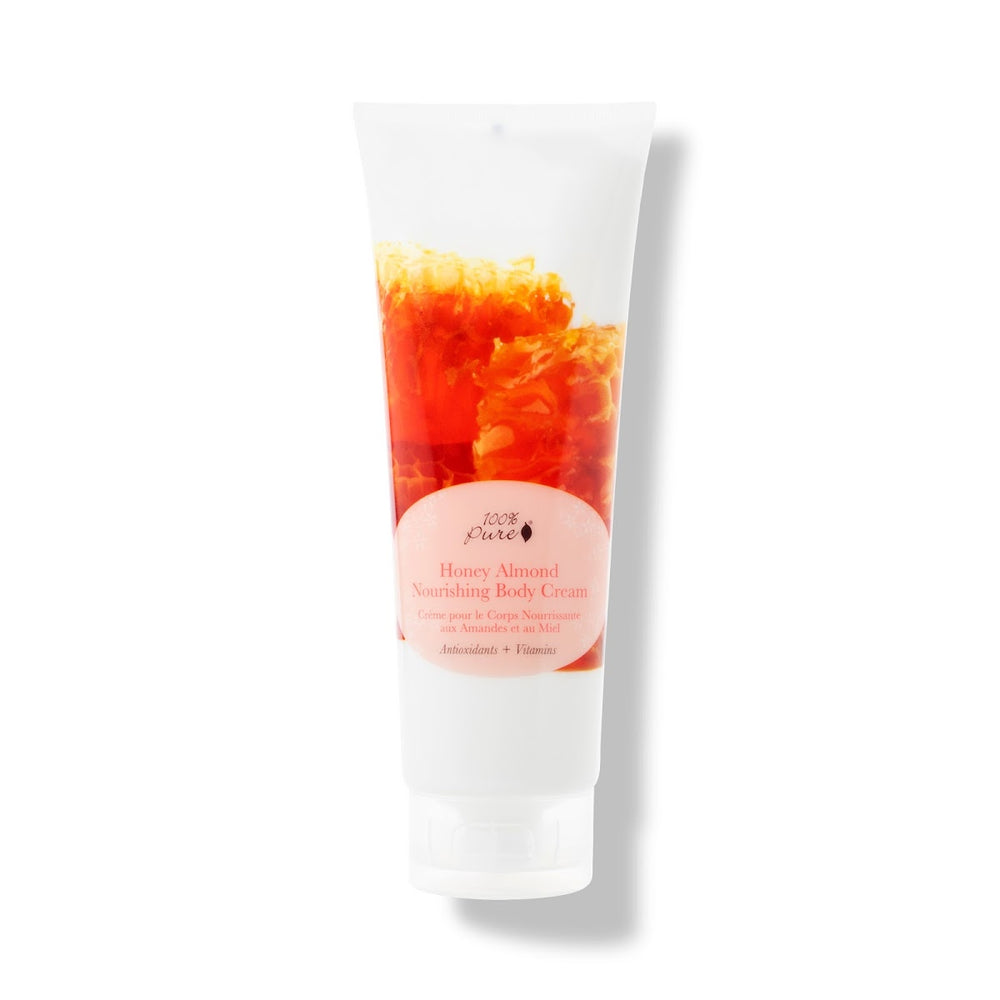 100% PURE Honey Almond Nourishing Body Cream