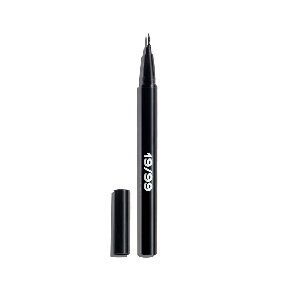 19/99 BEAUTY Liquid Pen Eyeliner with ultra-fine felt tip for precise, long-lasting, smudge-proof application.