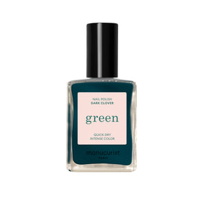 MANUCURIST Green Nail Polish Dark Clover