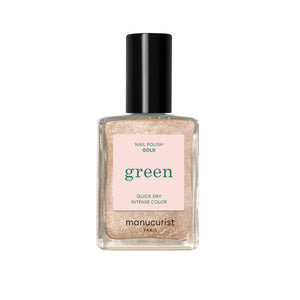 MANUCURIST Green Nail Polish Gold