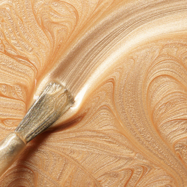 MANUCURIST Green Nail Polish Gold Sand