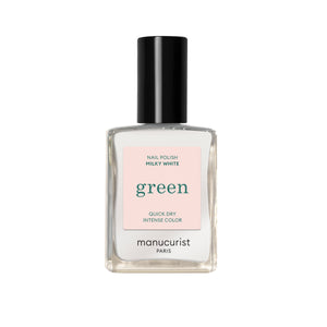MANUCURIST Green Nail Polish Milky White