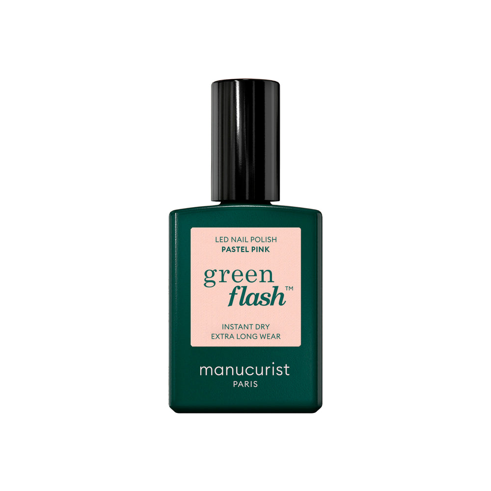 MANUCURIST Green Flash LED Nail Polish Pastel Pink