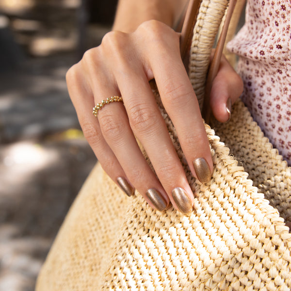 MANUCURIST Green Nail Polish Bronze