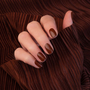 MANUCURIST Green Nail Polish Chestnut