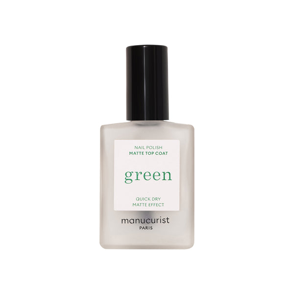 MANUCURIST Green Nail Polish Matte Top Coat