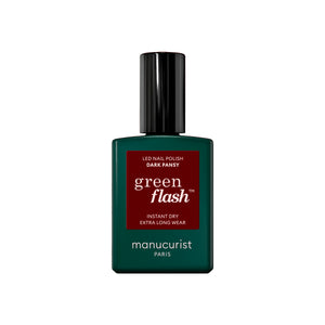 MANUCURIST Green Flash LED Nail Polish Dark Pansy