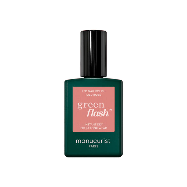 MANUCURIST Green Flash LED Nail Polish Old Rose