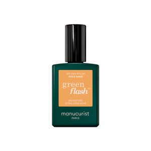MANUCURIST Green Flash LED Nail Polish Gold Sand