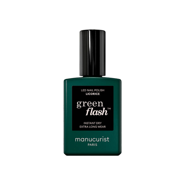 MANUCURIST Green Flash LED Nail Polish Licorice