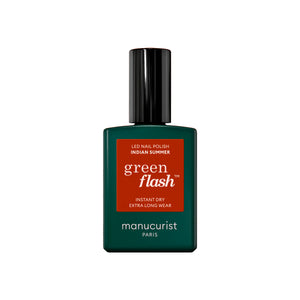 MANUCURIST Green Flash LED Nail Polish Indian Summer