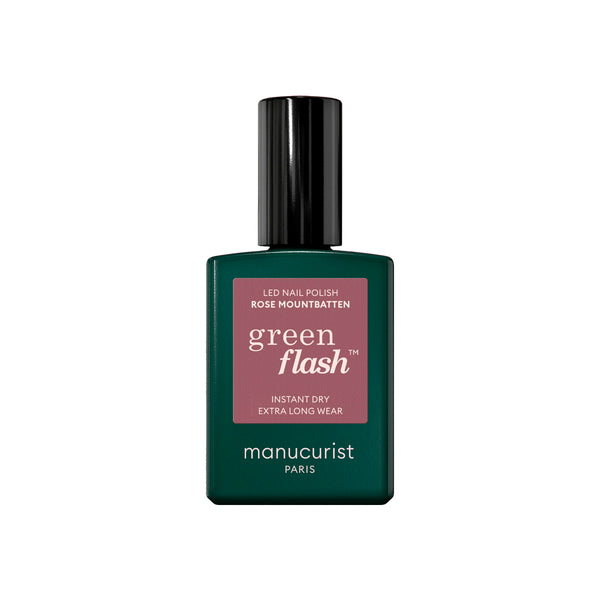 MANUCURIST Green Flash LED Nail Polish Rose Mountbatten