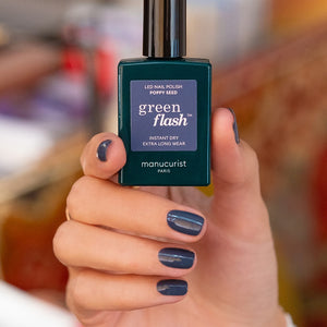 MANUCURIST Green Flash LED Nail Polish Poppy Seed