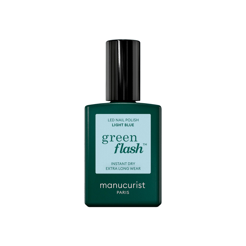 MANUCURIST Green Flash LED Nail Polish Light Blue