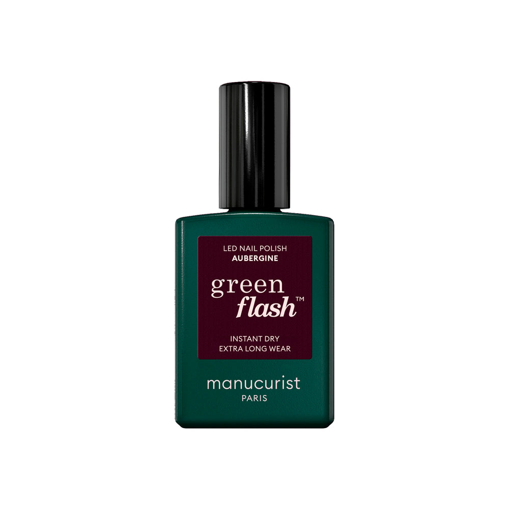 MANUCURIST Green Flash LED Nail Polish Aubergine