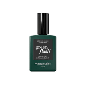MANUCURIST Green Flash LED Nail Polish Anthracite