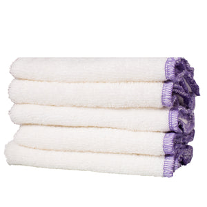 LIVING LIBATIONS Organic Hemp Face Cloths 5 cloths