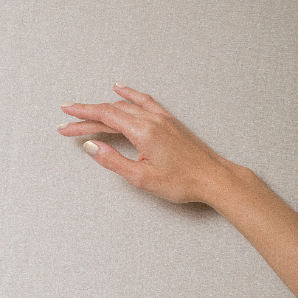 J. HANNAH Akoya Nail Polish in a light beige color.