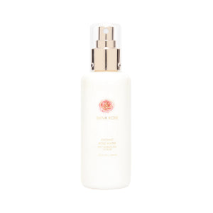 SHIVA ROSE - Radiant Rosewater in a sleek bottle, featuring ingredients like fermented rice water, aloe, and rose, promoting a natural glow and hydration for the skin.