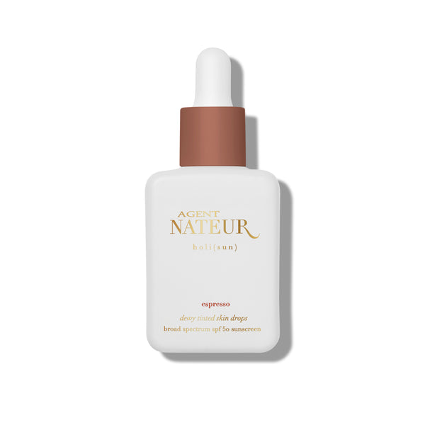 AGENT NATEUR holi sun dewey tinted skin drops espresso