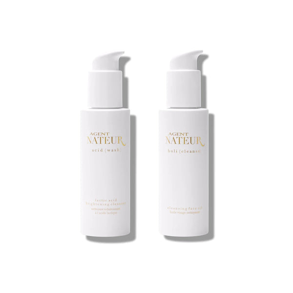 AGENT NATEUR Lactic Acid Cleanser Duo Travel Size