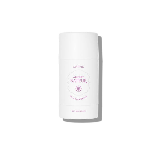 Agent Nateur tarte tropézienne holi (stick) limited-edition deodorant in sleek packaging, inspired by the sweet indulgence of St. Tropez.