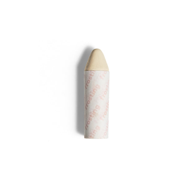 AXIOLOGY Vegan Multi-Use Balmie Crayon in Frosting, plastic-free makeup crayon for eyes, lips, and cheeks with a pearly white shimmer.
