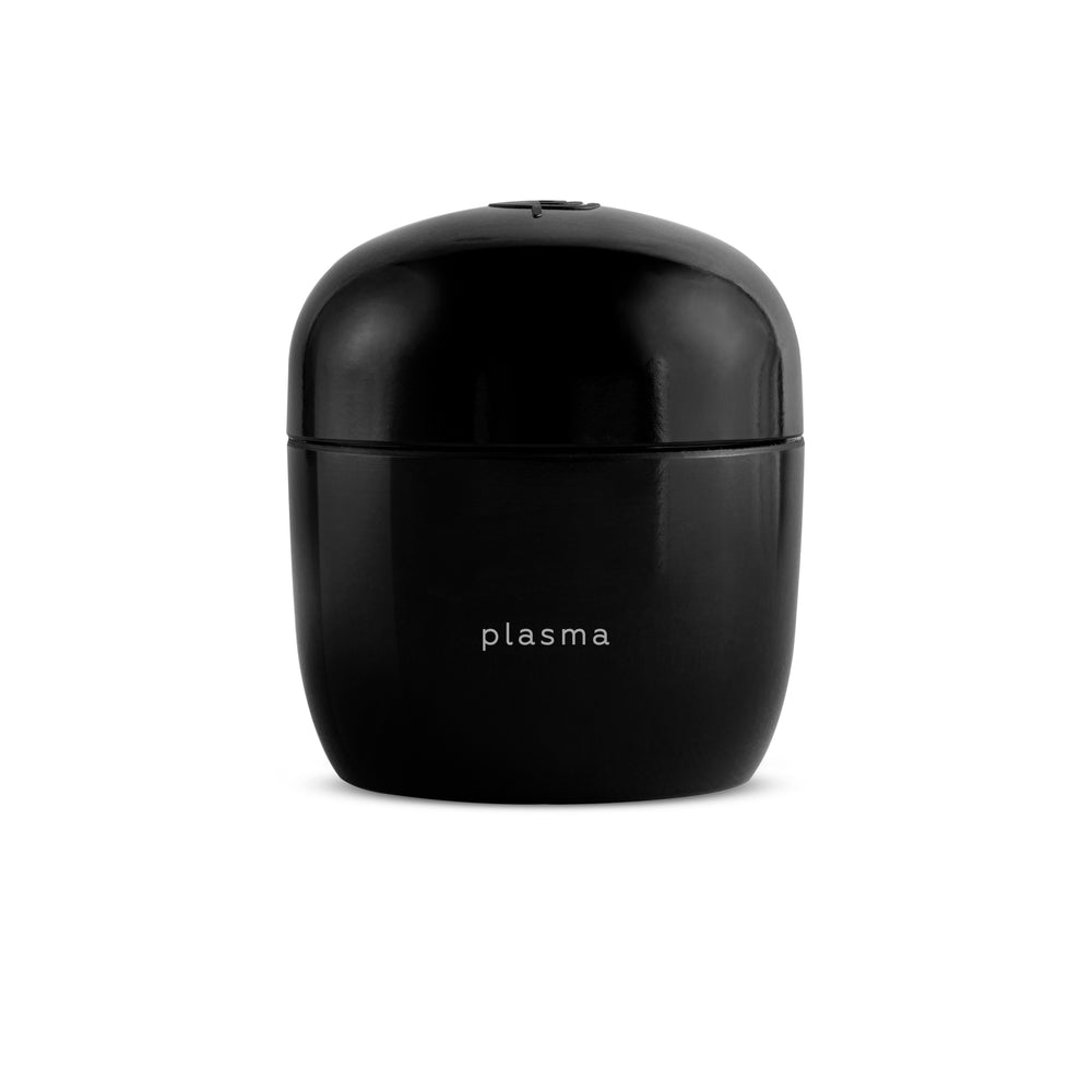 AYUNA Plasma Mask in black jar with black lid on white background
