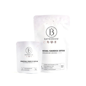 Bathorium Charcoal Garden Detox Crush with bamboo charcoal, basil, and coconut milk. ALWAYS SHOW