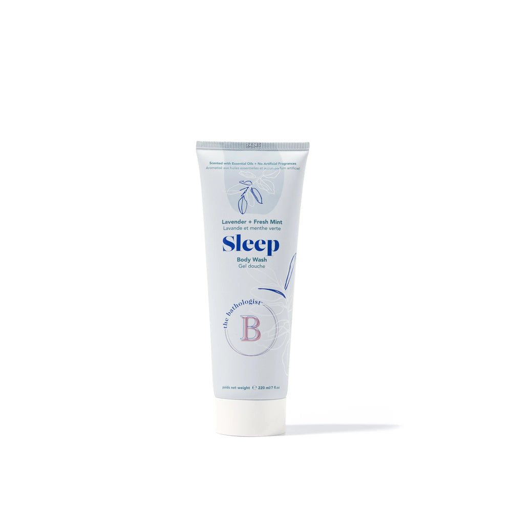Bathorium Creamy Body Wash Sleep in lavender and mint scent in 220ml bottle.