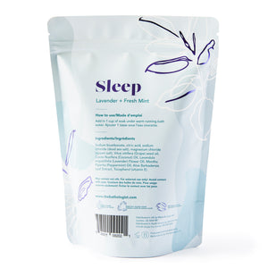 Lavender and mint-infused fizzy bath soak for restful sleep by Bathorium