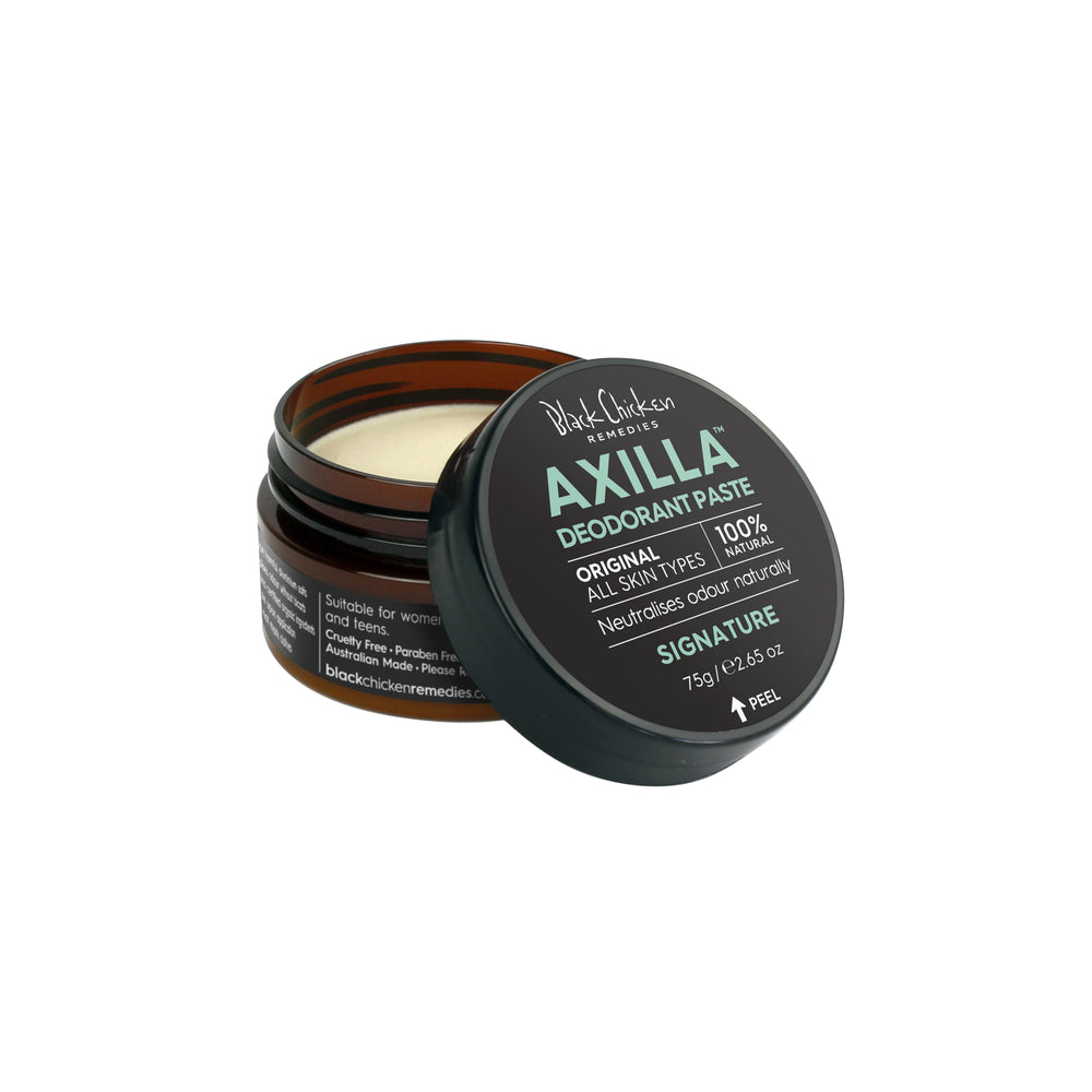 Black Chicken Remedies Axilla Deodorant Paste – Signature Scent in jar