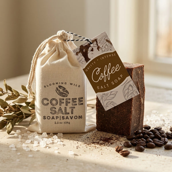 BLOOMING WILD BOTANICALS Coffee Salt Soap