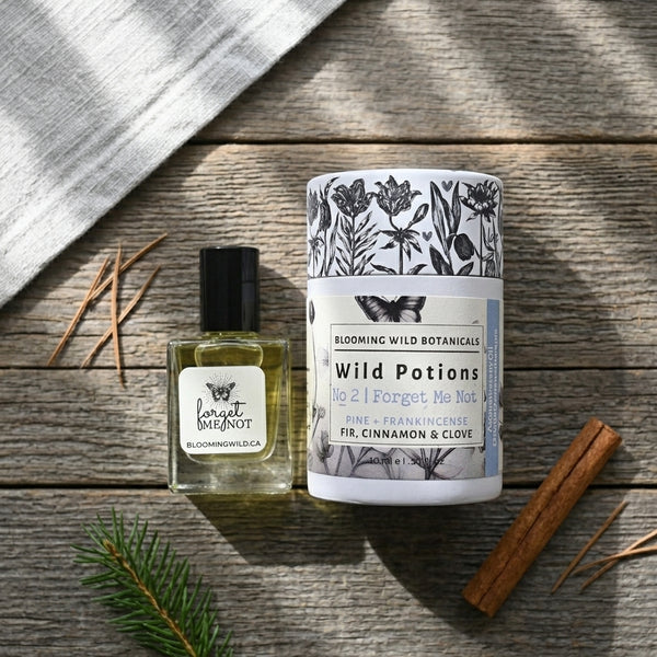 BLOOMING WILD BOTANICALS Forget Me Not Aromatherapy Potion