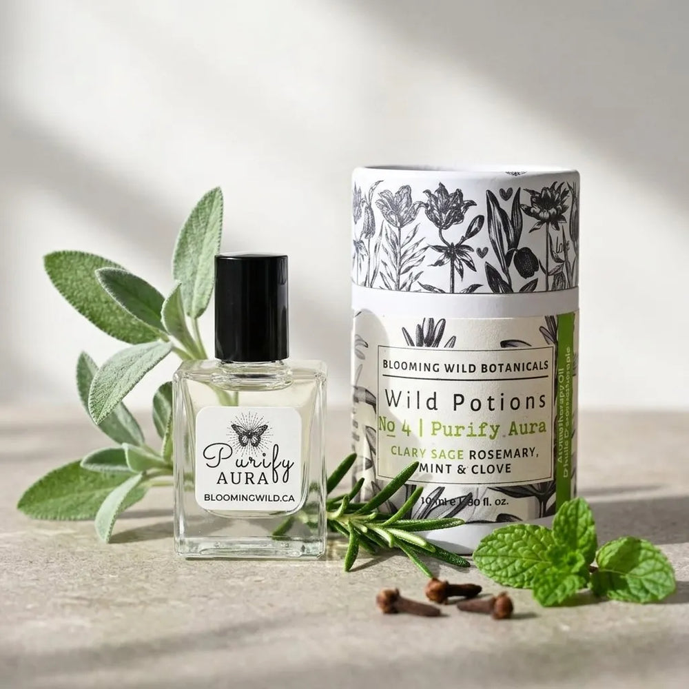 BLOOMING WILD BOTANICALS Purify Aura Aromatherapy Potion