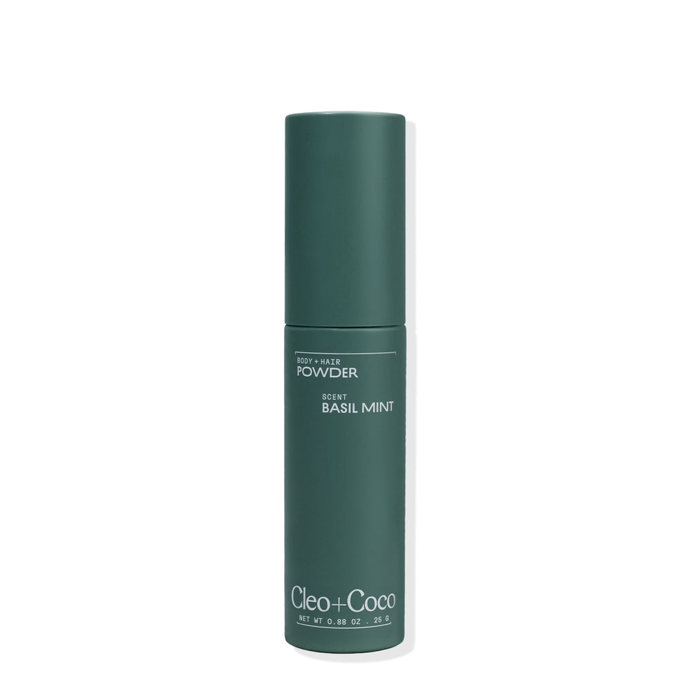 CLEO + COCO Body + Hair Powder Basil Mint