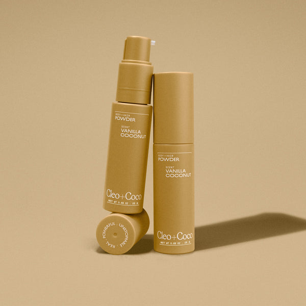 CLEO+COCO - Polvere per corpo e capelli - Vaniglia Cocco