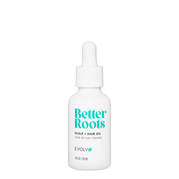 EVOLVH Better Roots Scalp + Hair Oil for fuller-looking, smooth hair