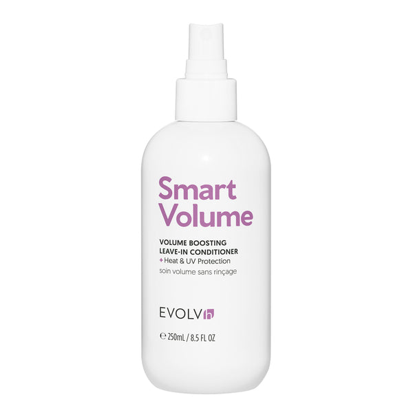 EVOLVh SmartVolume Volume Boosting Leave-In Conditioner spray bottle, lightweight formula for volume, nourishment, and protection