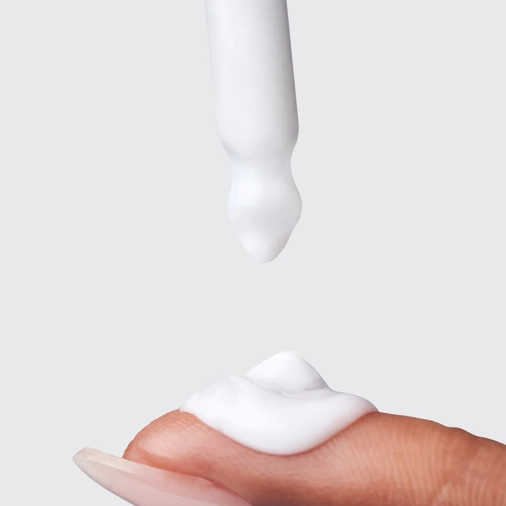 FACILE Targeted Calming Serum bottle on a soft background, showcasing its nourishing ingredients and calming properties for tired-looking skin.