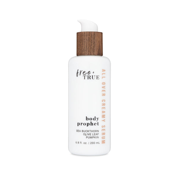 FREE + TRUE Body Prophet All Over Creamy Serum bottle