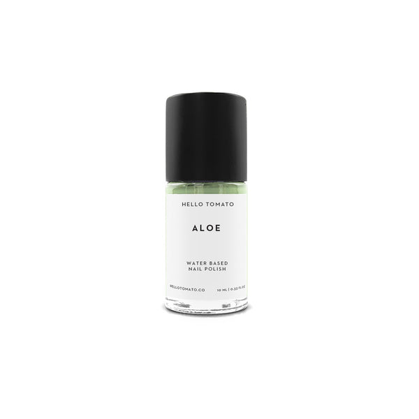 HELLO TOMATO Aloe nail polish in pale light green