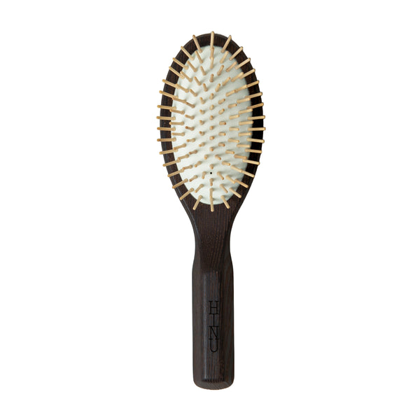 HINU Wooden Hair Brush on white background
