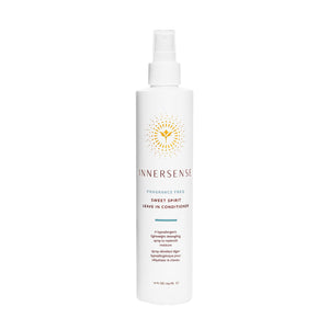Innersense Organic Beauty Sweet Spirit Leave In Conditioner Fragrance Free bottle, lightweight leave-in conditioner with Aloe Vera, Tamanu Oil and honey.