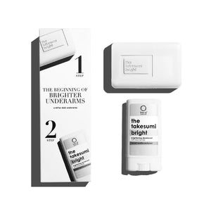  KAIA NATURALS Bright Starter Kit - Kojic acid brightening bar and niacinamide deodorant for underarm brightening and smooth skin.