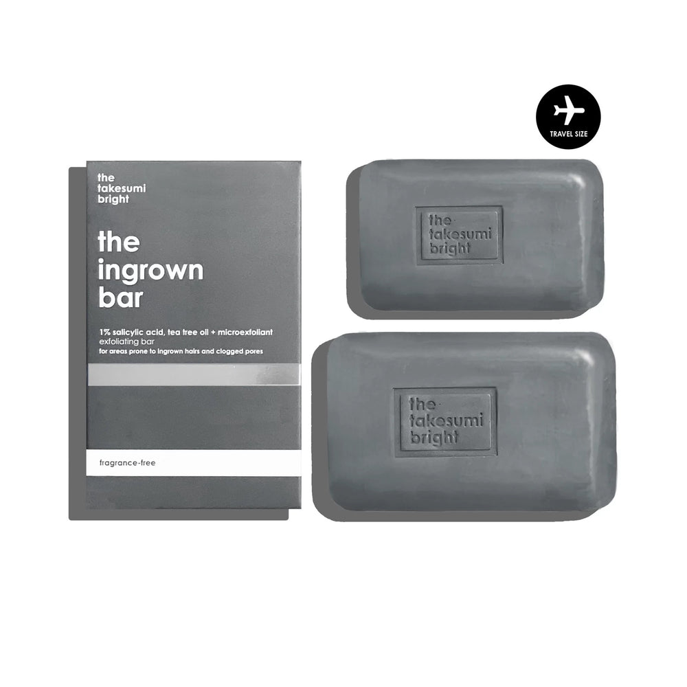 KAIA NATURALS - The Ingrown Bar, a natural exfoliating soap with salicylic acid, tea tree oil, and volcanic sand for smooth-feeling skin. Full Size
