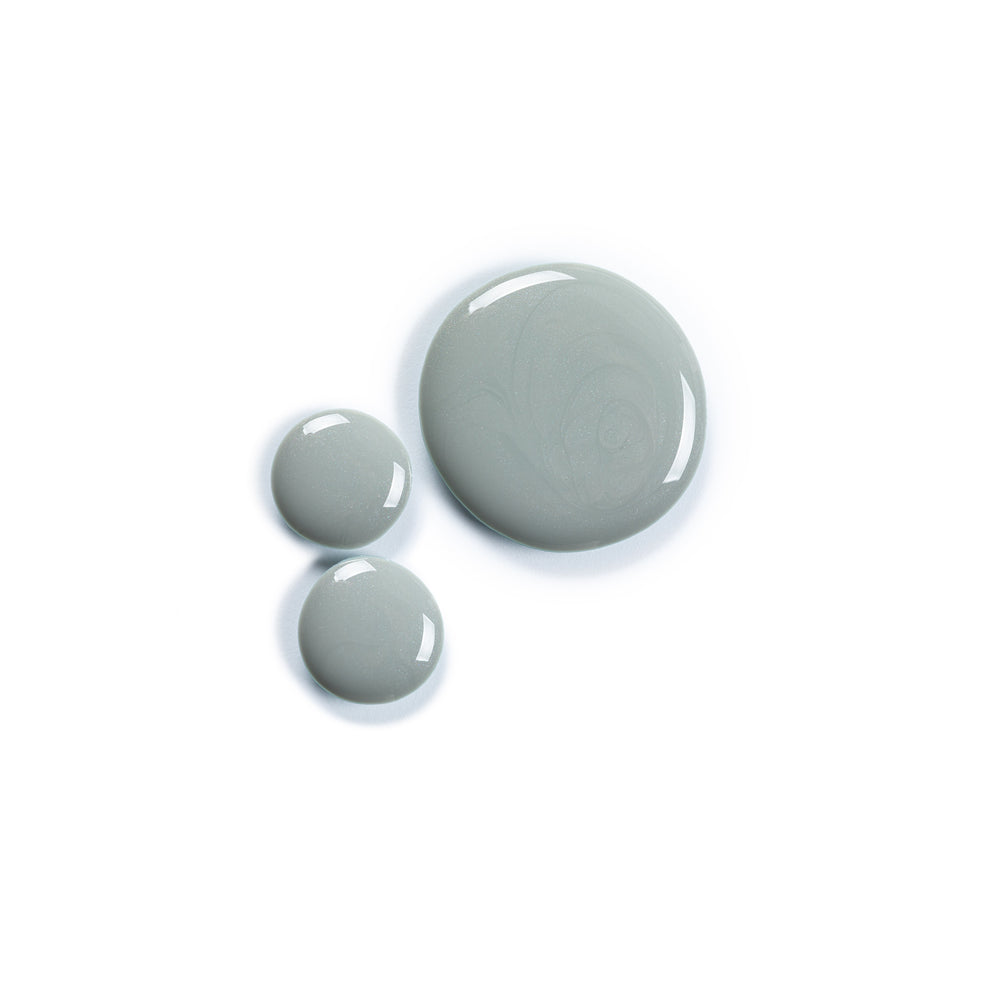 Karolin Van Loon 07 Terre Verte – dusty green nail polish with grey undertones, vegan, cruelty-free, 12-free, perfect for everyday wear or refreshing spring manicures.