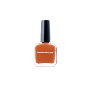 Karolin Van Loon 10 Tulipe Rouge – warm red vegan nail polish, 12-free, cruelty-free, eco-friendly formula for long-lasting, glossy manicure.