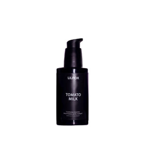LILFOX Tomato Milk Enzyme Cleansing Cocktail in a 100ml black glass bottle, enriched with fermented botanicals and natural enzymes for gentle exfoliation and skin nourishment.